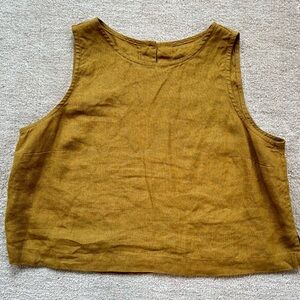 Not Perfect Linen Sleeveless Women's Top
